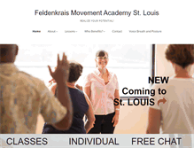 Tablet Screenshot of feldenkraismovementstl.com